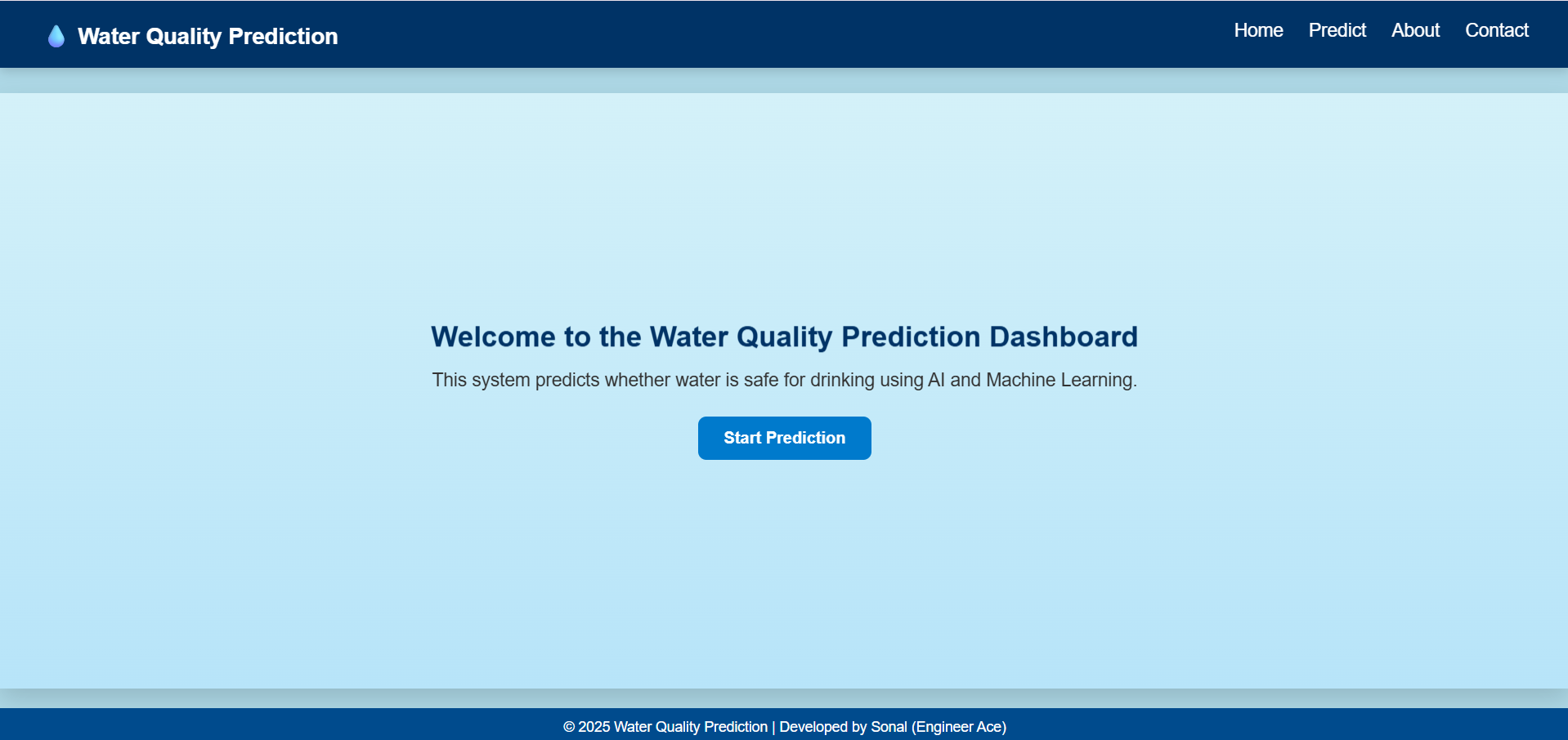 Water Detection Project